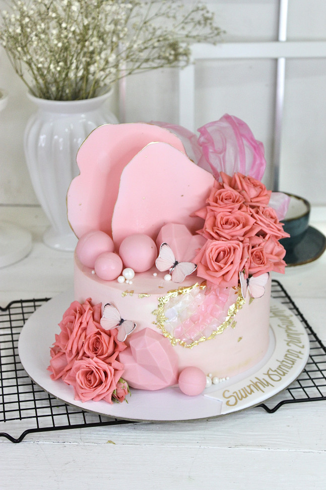Торт "Розовый рай"
