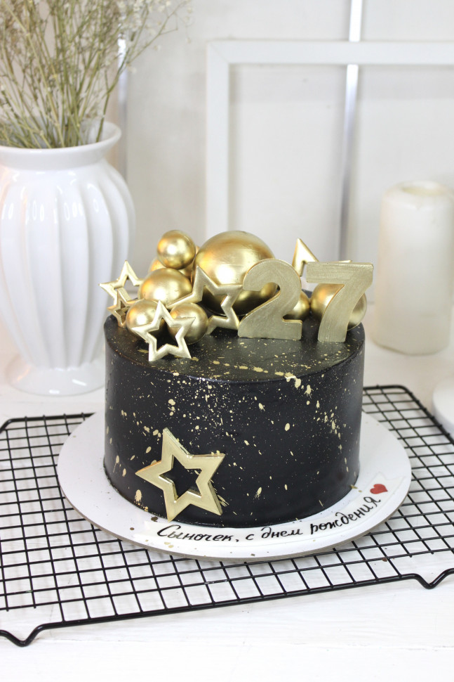 Торт "Золотые звезды"