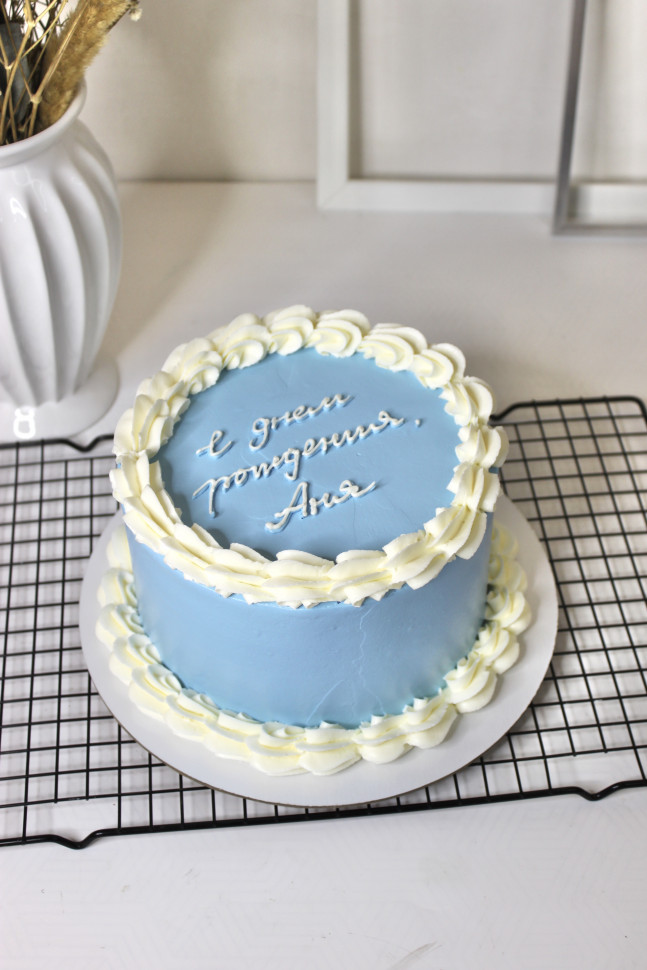 Торт "С днем рождения, Аня"